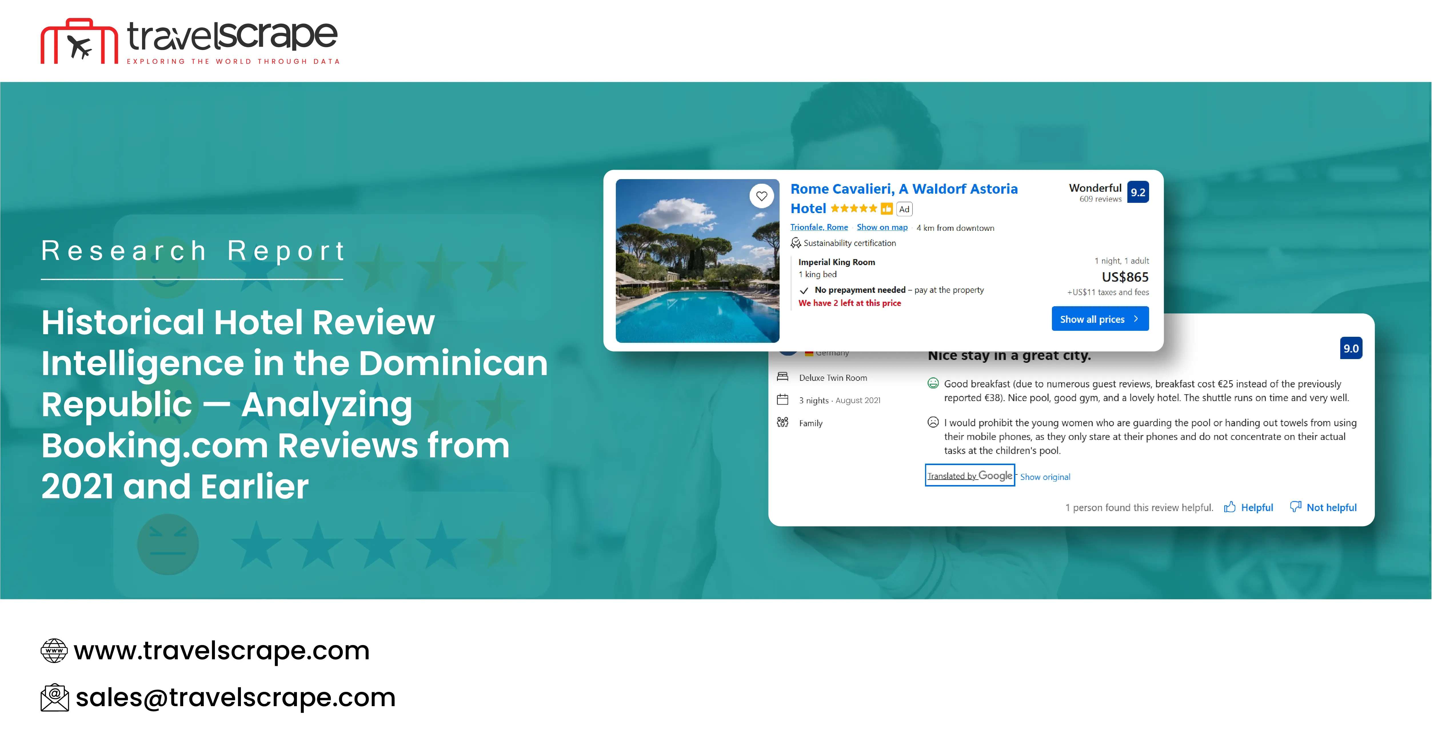 Historical Hotel Review Intelligence in the Dominican Republic